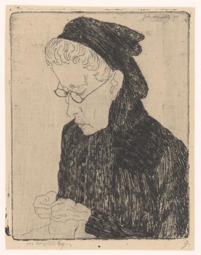 Portrait of Esther Mendes da Costa-Teixeira de Mattos