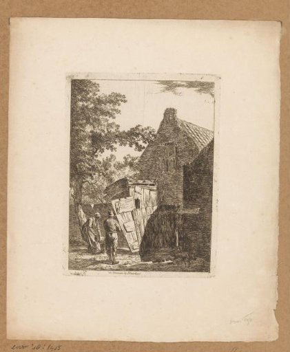 View of a dilapidated house in Overveen
