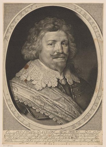 Portrait of Gaspard de Coligny II at the age of 45