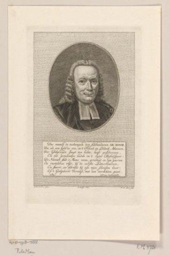Portrait of Bernhardinus de Moor