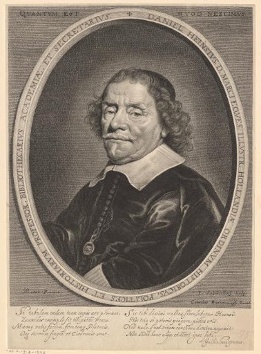 Portrait of Daniel Heinsius