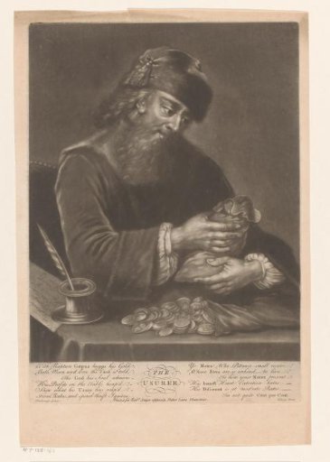 Man with Bags of Money