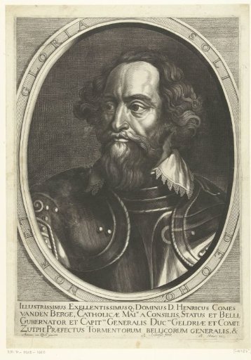 Portrait of Hendrik, Count of den Bergh