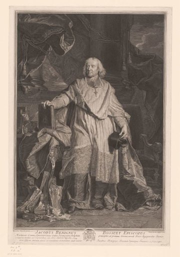 Portrait of Jacques-Bénigne Bossuet in his study