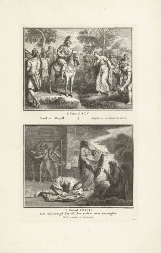 The Meeting of David and Abigail, and Saul at the Witch of Endor
