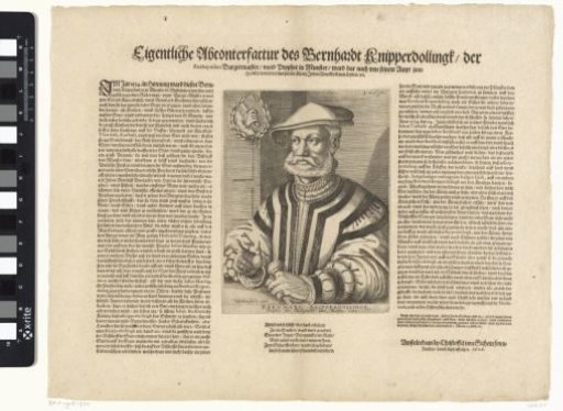 Portrait of Bernardus Knipperdolling