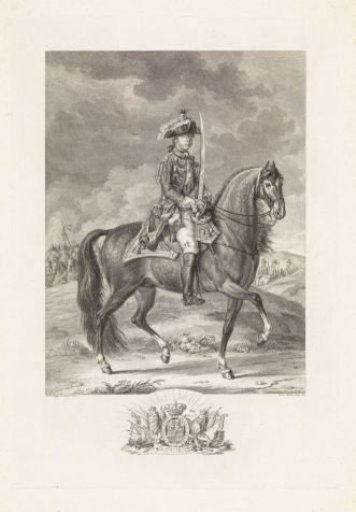 Portrait of William V, Prince of Orange-Nassau on Horseback