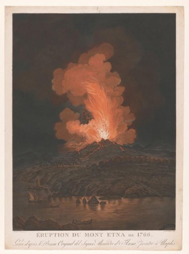 Eruption of Mount Etna