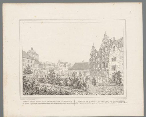 View of the western part of Heidelberg Castle