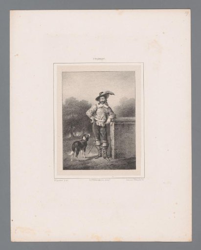 Nobleman with a dog