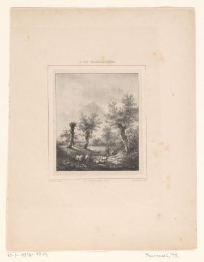Landscape with sheepherders