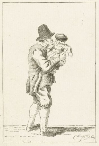 Grandfather with child