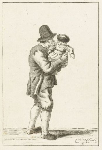 Grandfather with child