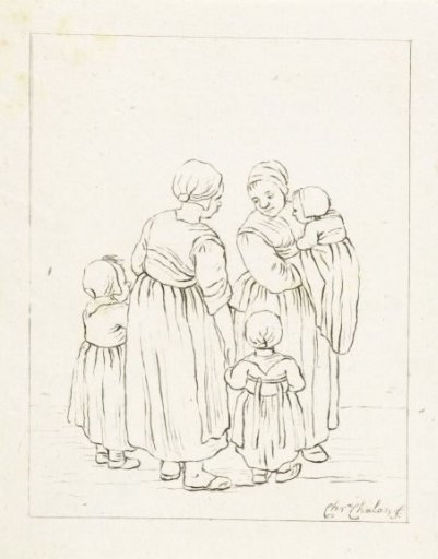 Two mothers in conversation