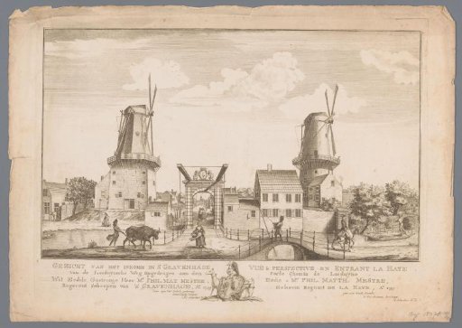 View of the entrance to The Hague, from the Loosduinseweg