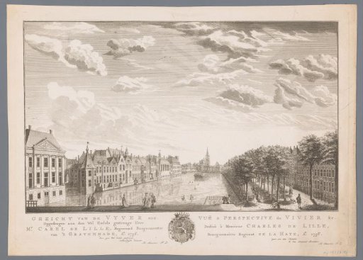 View of the Hofvijver in The Hague