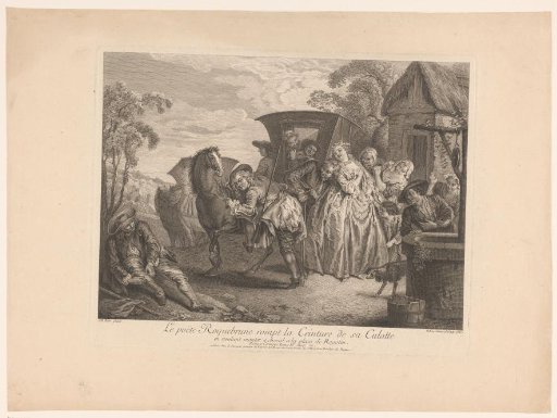 Theatrical Scene from Paul Scarron's Roman Comique