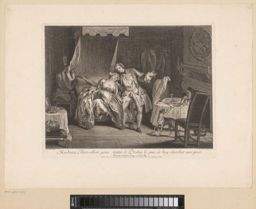 Bedroom Scene with Madame Bouvillon and Le Destin