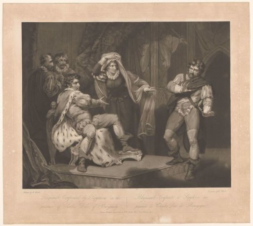 Rhynsault Interrogated by Sapphira in the Presence of Charles the Bold