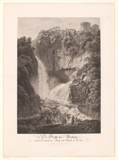 View of the Grotto of Neptune in Tivoli
