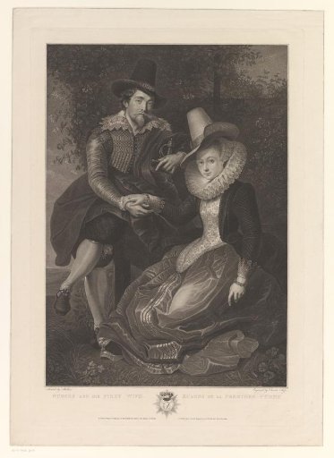 Peter Paul Rubens with his First Wife Isabella Brant