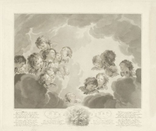 Seraphim in the clouds