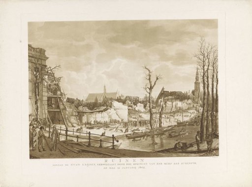Rubble After the Disaster of Leiden, 1807