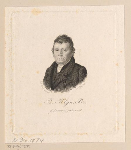 Portrait of Barend Klijn