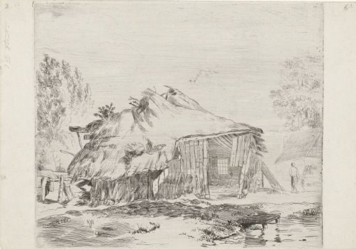 Barn in a landscape