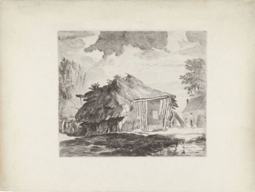 Barn in a landscape