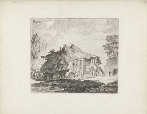 Barn in a landscape
