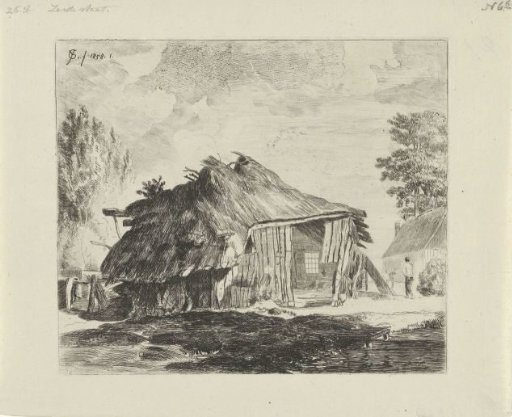 Barn in a landscape