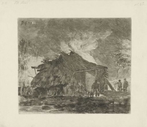 Barn in a landscape