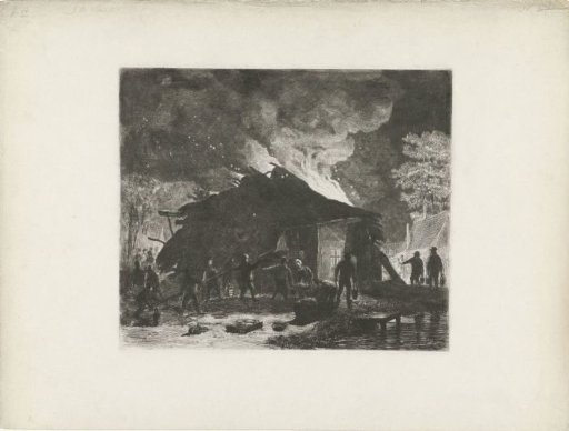 Barn in a landscape