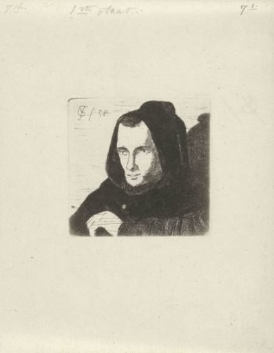 Bust of a monk