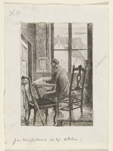 Portrait of Jan Weissenbruch in His Studio