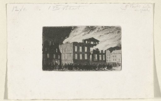 Fire at Museum Boijmans, 1864