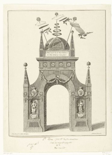 Triumphal Arch at the Hay Market upon the Entrance of Willem IV and his Consort in Breda on 13 September 1737