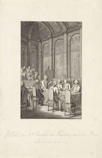 William V Shows the Papers of Laurens, 1780