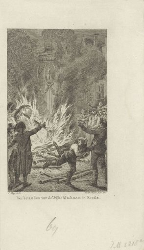 Burning of the Tree of Liberty at Breda 1793