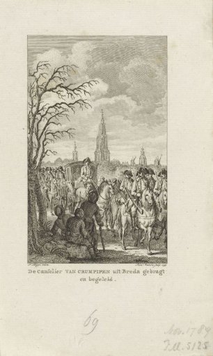 Chancellor J.A. van Crumpipen Brought Back from Breda to Brabant, 1789