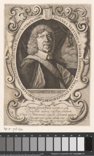 Portrait of Johann Septimius Jörger von Tollet