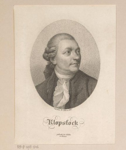 Portrait of Friedrich Gottlieb Klopstock