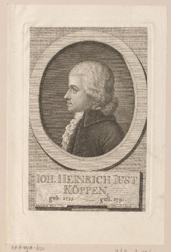 Portrait of Johann Heinrich Justus Köppen