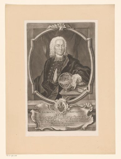 Portrait of Georg Wolfgang Krafft