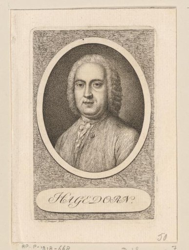 Portrait of Friedrich von Hagedorn