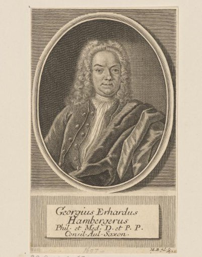 Portrait of Georg Erhard Hamberger