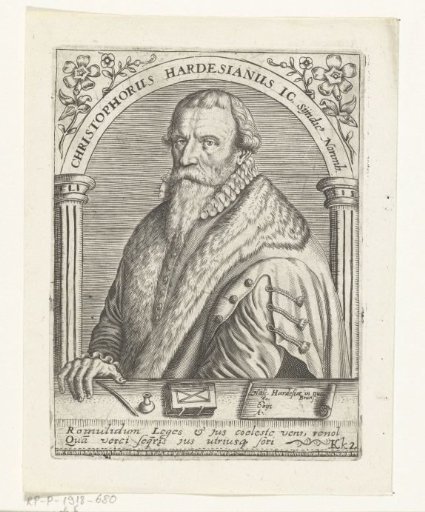 Portrait of Christoph Herdesianus
