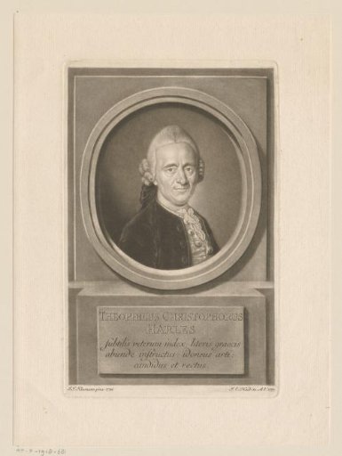 Portrait of Gottlieb Christoph Harless