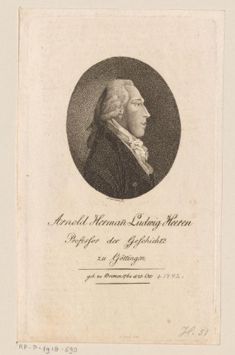 Portrait of Arnold Hermann Ludwig Heeren